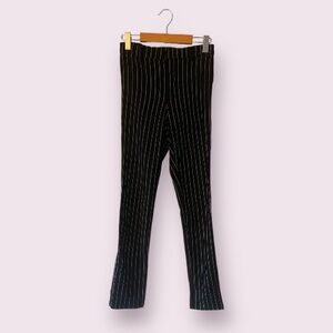 Garage Black Pinstripe Skinny Pants